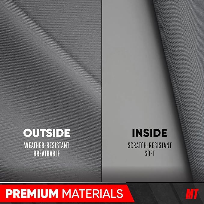 MotorTrend Custom Fit Car Cover for Toyota Prius 2001-2018, All-Weather Protection for Cars Trucks & SUVs, UV Resistant Waterproof Scratch-Resistant, Vehicle Cover for Outdoor & Indoor