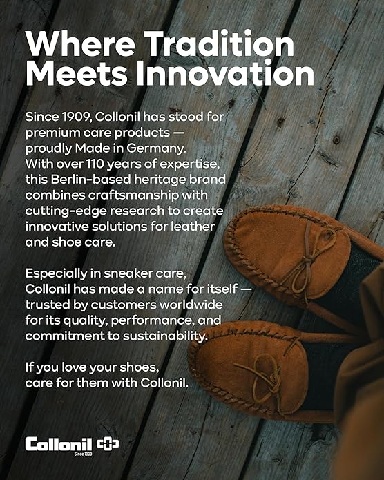 Collonil Organic Protect & Care XL 6.76 Fl Oz – Sustainable Protection & Care for Leather & Textiles, Protects Against Dirt, dust & Moisture with Natural Ingredients - Made in Germany