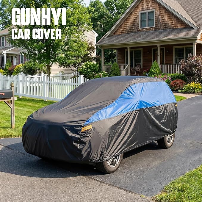 Porsche Car Cover Custom Fit Porsche Macan Waterproof All Weather, Lightweight Full Car Cover Outdoor Sun UV Rain Dust Snow Wind Protection.