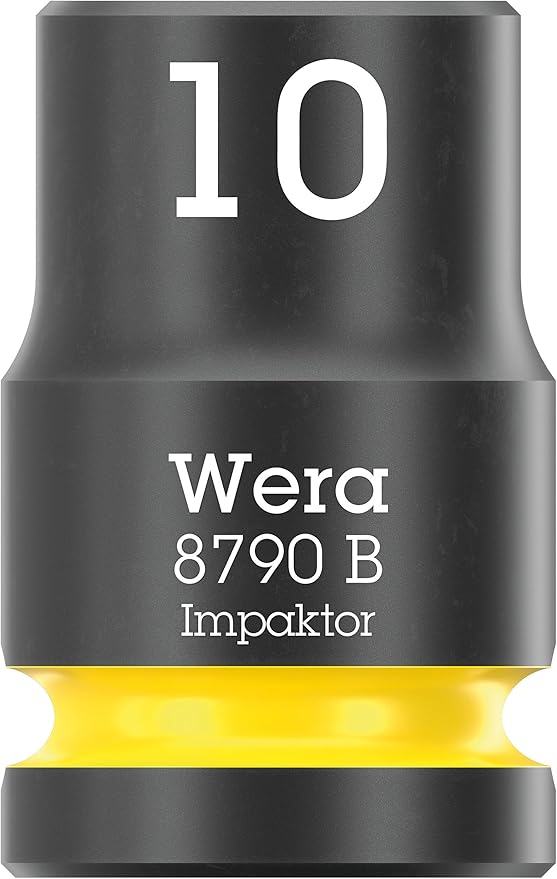 WERA - 05005530001-8100 SB 12 Zyklop Comfort Ratchet Set, reversing Lever, 3/8" Drive, Metric, 16 Pieces