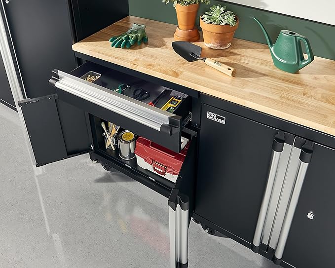 ClosetMaid ProGarage Workbench Top, Heavy Duty Rubberwood, Scratch Resistant, Durable, for Garage or Workshop