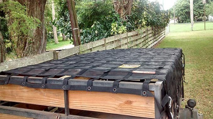 Gladiator Cargo Nets - Heavy Duty Trailer Cargo Net - (MUT-100) - 7.3' x 13.3' (for 6x12 ft Trailers)