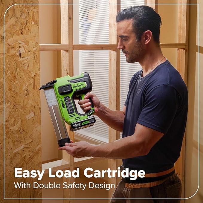 Greenworks 24V Brushless 10PC TOOL, Drill+Impact Driver+Circular Saw+Recip Saw+Jig Saw+Sander+Light+Multi-Tool+Nailer+Grinder (2) 4.0Ah+2.0Ah Batteries (24,000mAh PB) USB-C Charger, High Efficiency