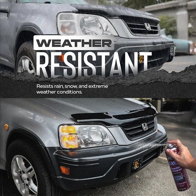 GX-3 Plastic Restorer – Black Plastic Restorer for Cars & Automotive Trim Restorer – Interior Car Cleaner & Exterior Faded Plastic, Vinyl & Rubber Renewer with Aloe Vera (8 fl oz)
