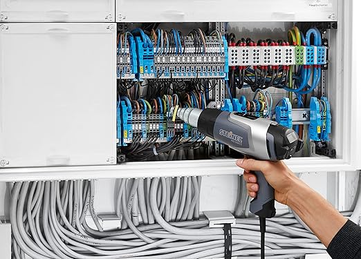Steinel HG 2320 E Electronics Kit, Professional Heat Gun, LCD-Display, 1600 W Brushless Motor, Hot Air Gun, incl. 4X Nozzles