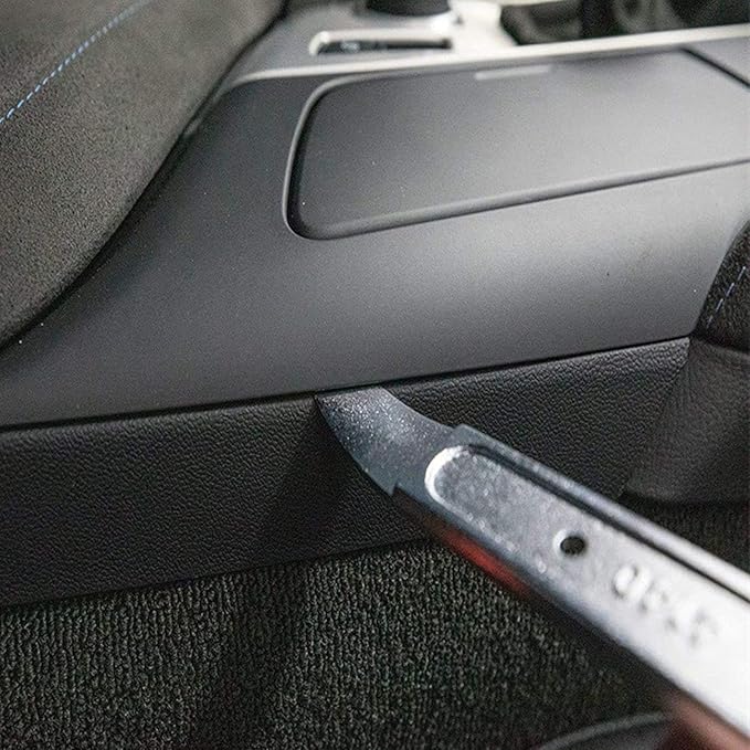 4140 Metal Pry Bar Tool, Pry Bar Trim Removal Tool Interior Trim Removal Kit Pocket Mini Pry Bar Car Door Panel Removal Tool