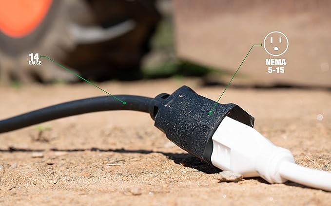 Southwire AgriPro Medium Duty Extension Cord - All-Copper Wire - Extra Durable Molded Plug - Cold Weather Rated - Oil & Chemical Resistant - UL Listed - Farm & Workshop Ready - 50 Foot