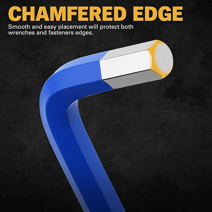 ELEAD Jumbo Hex Key Allen Wrench Set | 13-Piece Metric 2-19mm | Long Ball End Durable S2 | 4" - 13.5" Long | Automotive | Mechanic | Furniture | Professional Grade Tools