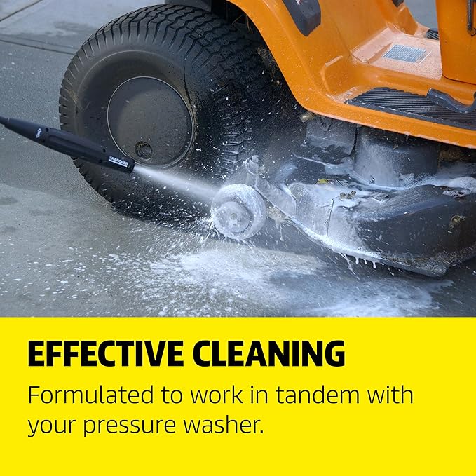Kärcher Multi Purpose Pressure Washer Detergent, Removes Dirt and Grime from Fences, Siding, Patios, Driveways, Sidewalks, Concrete and More, Highly Concentrated, Makes up to 20 gal of Cleaner