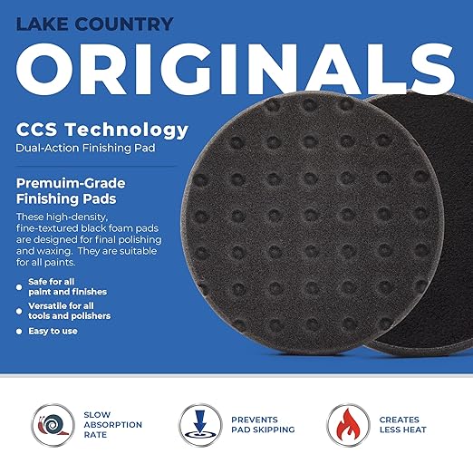 Lake Country CCS Pads (Black, 5.5")