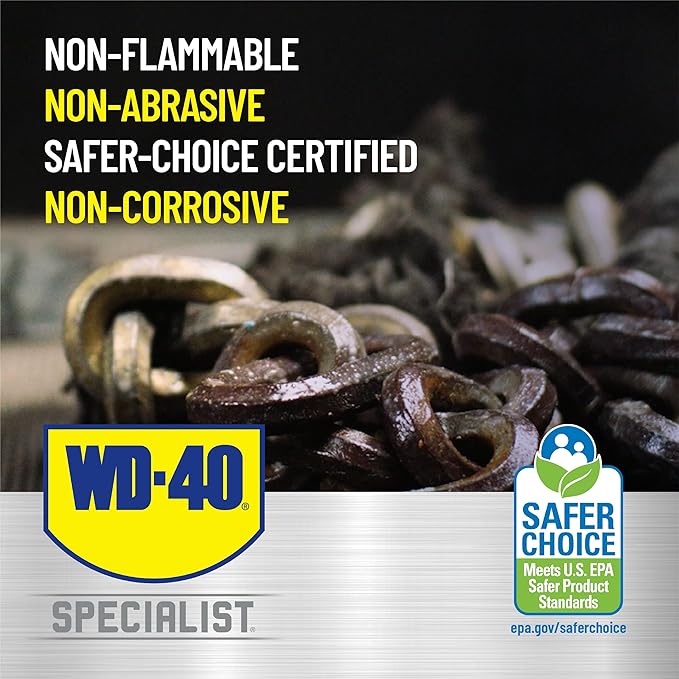 WD-40 Specialist Cleaner & Degreaser, Multi-Surface Cleaning Solution, Great for cleaning grills and grill parts, 32 OZ [Non-Aerosol Trigger] (Pack of 2)