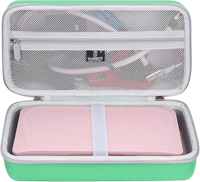 Tourmate Hard Case for Halo Bolt Air+ 55500mAh/58830 mWh/44400 mWh Portable Emergency Power, Travel Case for HALO Bolt Compact Portable - Vehicle Jump Starter with Air Compressor (Box Only) (Green)