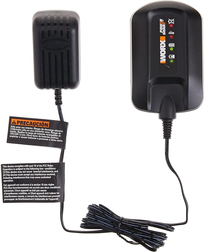 WORX WA3742 3-5 Hour Charger for 20V Lithium Ion Batteries