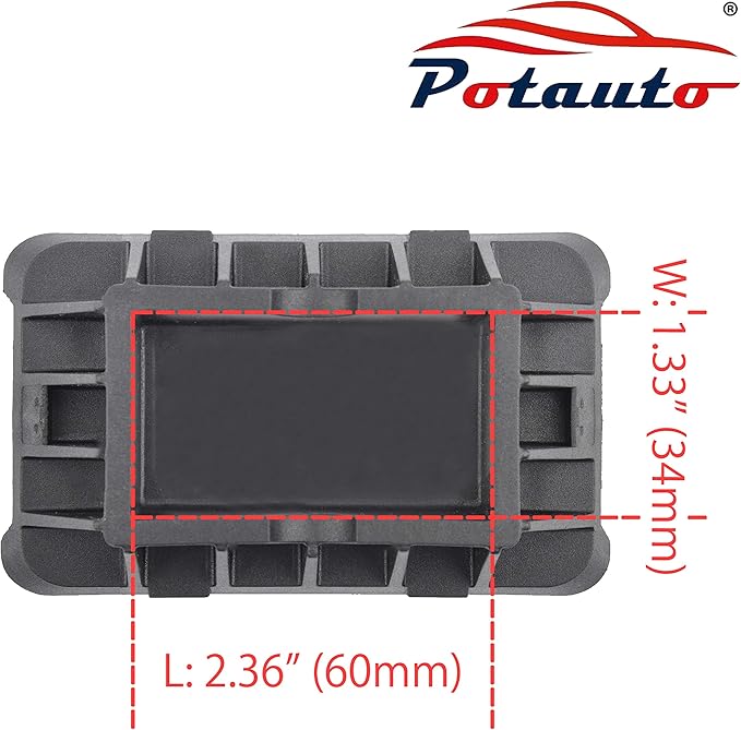 Potauto Upgraded 51717065919 Car Jack Lift Pad Puck Support Compatible with BMW 525i 528i 530i 535i 545i 550i M5 E60 E61 5 Series