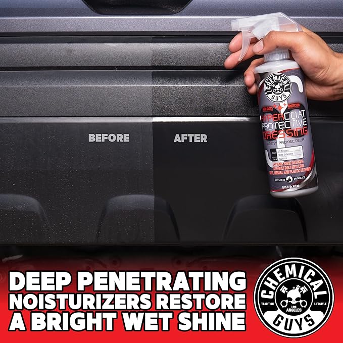 Chemical Guys TVD111 G6 HyperCoat High Gloss Coating Protectant Sprayable Dressing (Works on Vinyl, Rubber, Plastic, Tires and Trim) Safe for Cars, Trucks, Motorcycles, RVs & More, 128 fl oz (1 Gal)