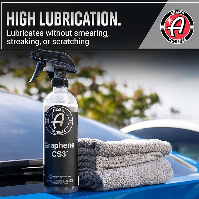 Adam's Graphene CS3 Gallon - Graphene Waterless Wash Ceramic Coating Detail Spray | High Gloss Car Wash Cleaning Spray for Car, RV, Boat, Motorcycle Detailing