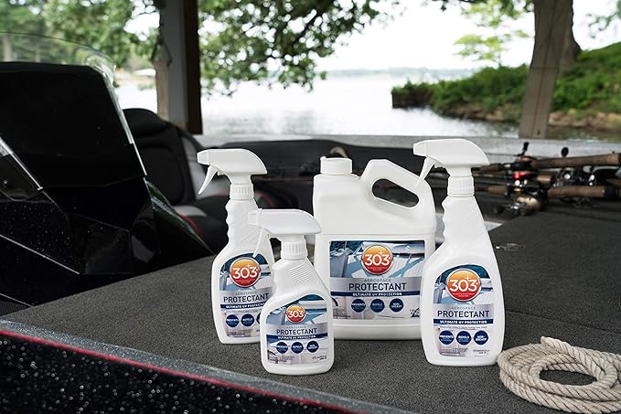 303 Marine Aerospace Protectant – UV Protection – Repels Dust, Dirt, & Staining – Smooth Matte Finish – Restores Like-New Appearance – 10 Fl. Oz. (30305-12PK)