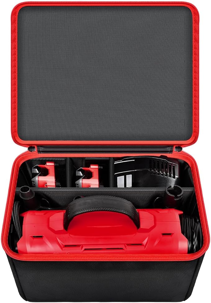 Air Compressor Bag Compatible with Craftsman V20 Tire Inflator (CMCE520B). Tire Inflator Case Travel Carrying Storage Holder Portable Organizer for Craftsman 20v Batteries and Charger (Box Only)
