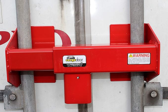Equipment Lock Heavy Duty Cargo Door Lock - Powder Coated Steel Shipping Container Lock - Maximum Security Semi Trailer Door Lock - Semi Truck Accessories and Trailer Security (Combination)
