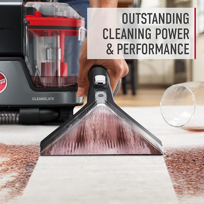 Hoover Oxy Portable Spot Cleaner Solution, 32 oz., Fresh Air Scent, Portable Cleaning Solution, Removes Tough Colored Stains from Carpet and Upholstery, Designed for Hoover CleanSlate Spot Cleaners