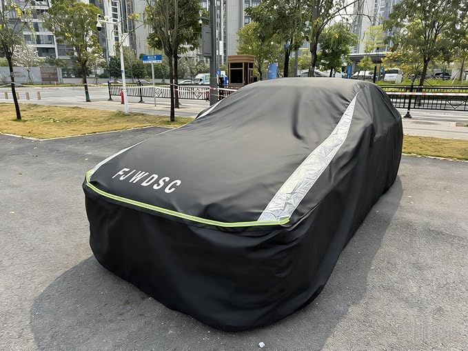 Full Enclosed Car Cover Universal Fit Wrangler 2 Door 1987-2025 YJ/TJ/JK/JL,Kia Soul,Honda fit,Chevy Trax,Encore,Kona/Veloster,HR-V 2015-2022 Fit Small SUV/Hatchback/Jeep Length up to 171 in