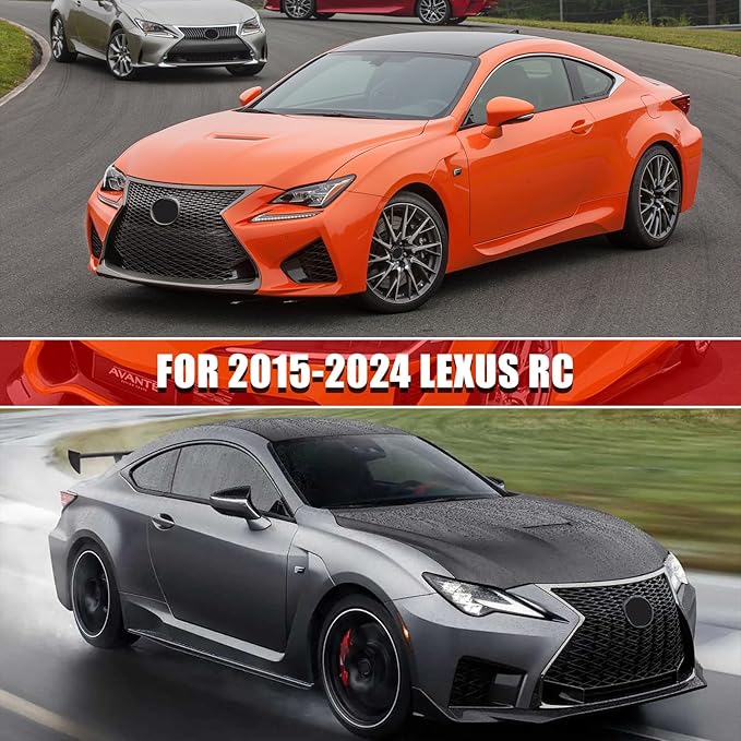 Indoor Car Cover Replace for 2015-2025 Lexus RC300 RC350 F Sport, Luxurious Stretch Satin Ultimate Custom-fit Indoor Breathable Car Cover for Dust-Proof, Underground Garage, Car Show