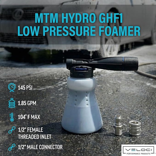 Veloci Performance MTM Hydro GHF1 Low Pressure Garden Hose Foamer