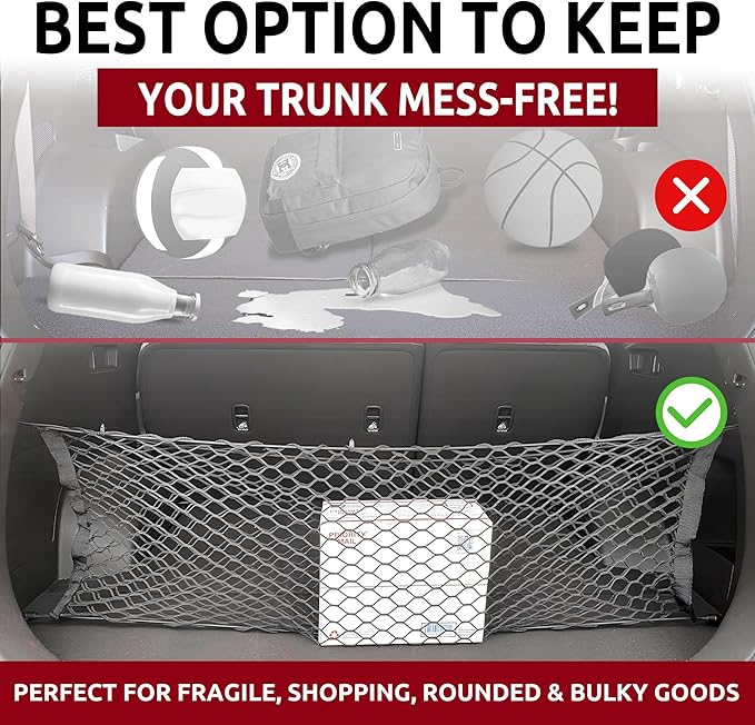 Envelope Style Trunk Cargo Net for HYUNDAI SANTA FE 2013 2014 2015 2016 2017 2018 2019 NEW
