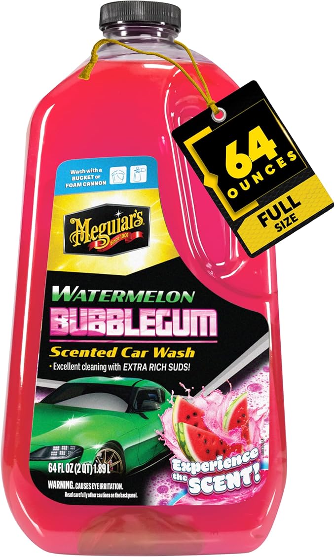Meguiar's Watermelon Bubblegum Wash, 64OZ BT, 6/CV