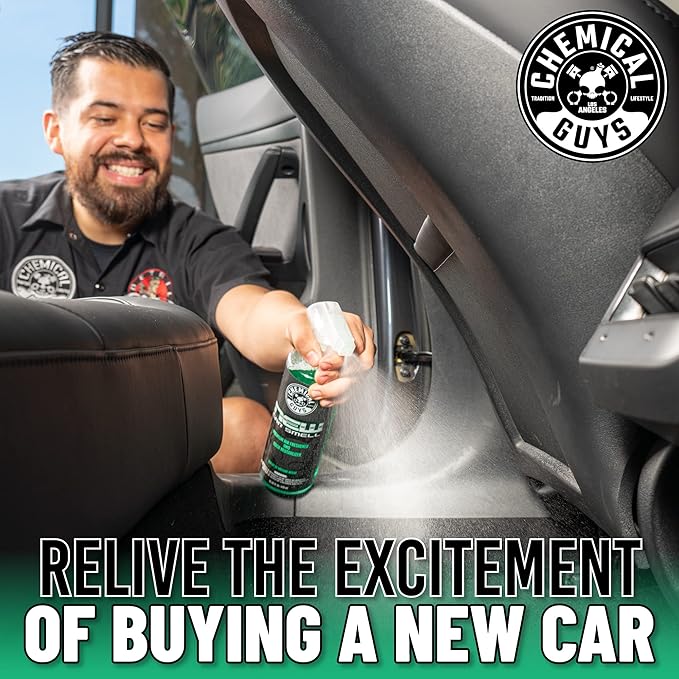 Chemical Guys Keep Your Car New Kit, Ideal for Cleaning and Detailing. Includes New Car Scented VRP, Total Interior, Air Freshener, and 3 Detailing Towels - 6 Piece Kit
