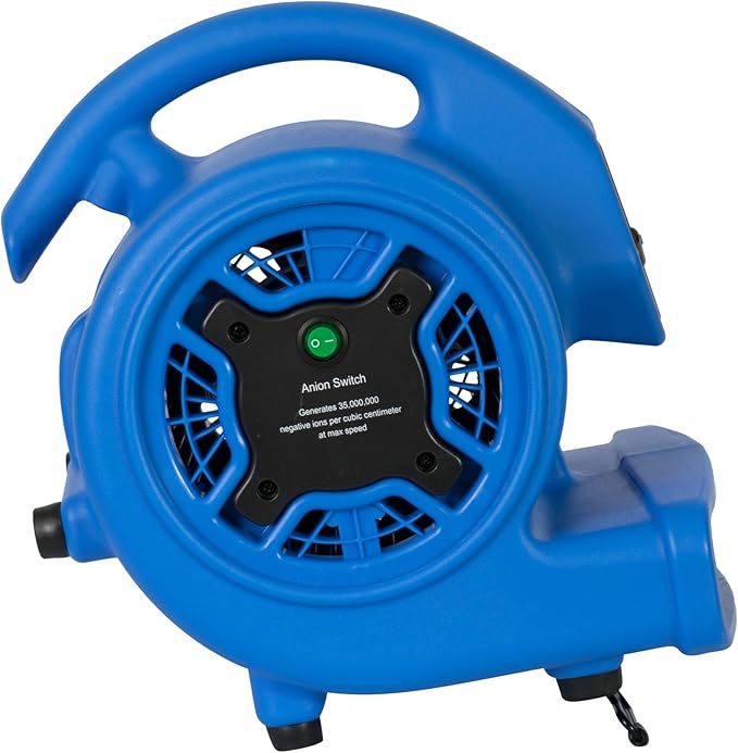 XPOWER P-150N Freshen Aire Scented Air Mover Scent Diffusing Fan + Ionizer for Immediate Scenting, Cooling, Ventilating, & Drying of Large Areas