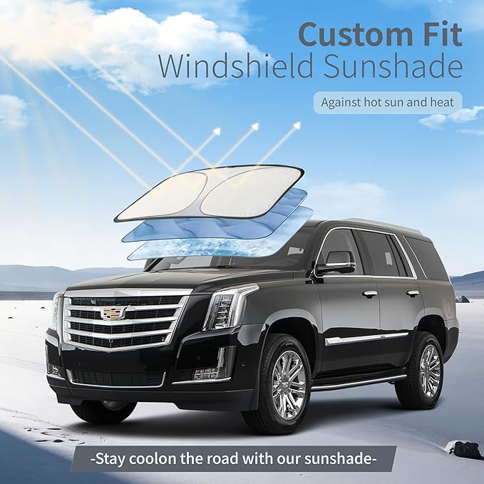 Car Cover Waterproof All-Weather,Heavy-Duty Outdoor Full Exterior Automobiles Snow Cover for SUV 219-234 inch,with Sun Visor,Anti-Scratch Cotton Lining & Zippered,Towel&Storage Bag