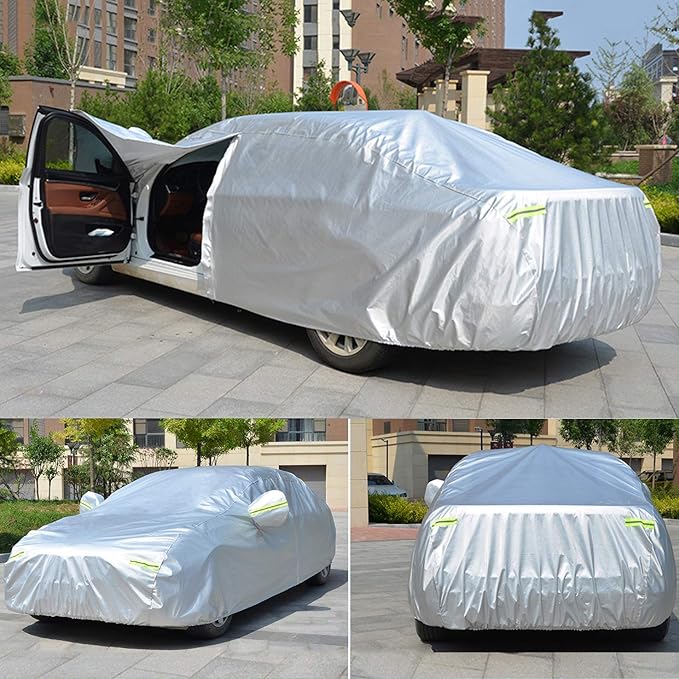 Koukou 6 Layers Car Cover Custom Fit Porsche Macan from 2014 to 2025, Waterproof All Weather for Automobiles, Sun Rain Dust Snow Protection. (Ships from US Warehouse, Arrive Within 3-7 Days)
