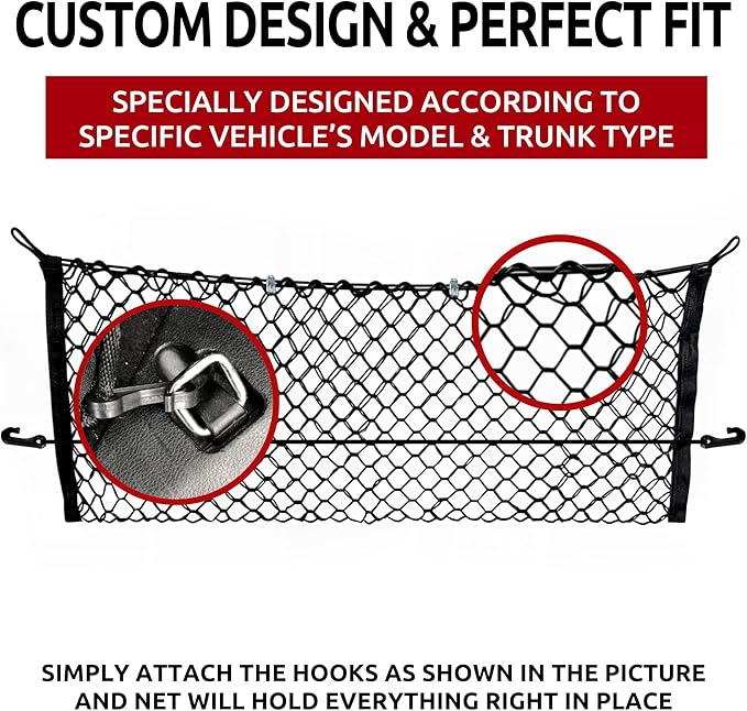 Envelope Style Trunk Cargo Net for DODGE JOURNEY 2009 10 11 12 13 14 2015 2016 2017 2018 2019 NEW