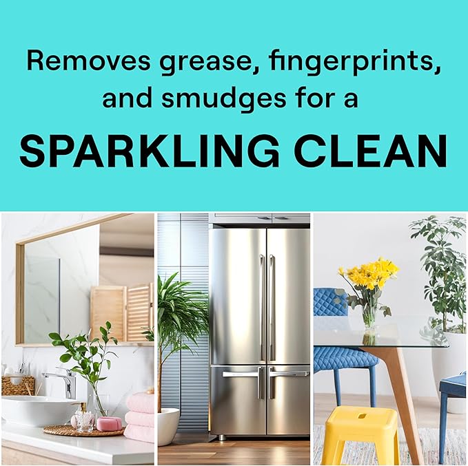 Seventh Generation Glass Cleaner,Biodegradable Formula,Sparkling Seaside Scent,23 oz,(Pack of 8)