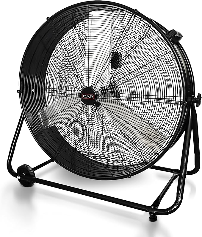 CAP Barbell 30'' High Velocity Heavy Duty Floor Fan – Ultimate Cooling Power for Gyms & Homes