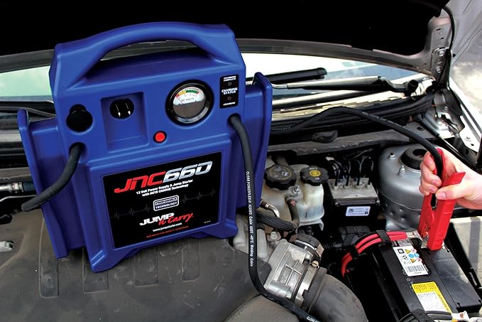 Booster PAC ES5000 1500 Peak Amp 12V Jump Starter and Clore Automotive Jump-N-Carry JNC660 1700 Peak Amp 12 Volt Jump Starter Bundle