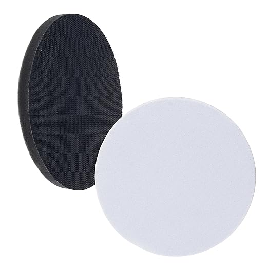 Dura-Gold Pro Series 5" x 10mm Soft Density Sanding Interface Pad, 2 Pack - Hook & Loop Foam Protection Cushion, Used Between Sander Sanding Discs, Polisher Polishing & Backing Pads - Auto Detailing