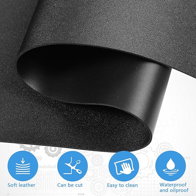 Work Bench Mat Top 23.6" x47.2" DIY Work Table Mat PU Leather Workbench Pad Topper Workshop Mat Workbench Cover for Protects Work Bench Tabletop Countertop