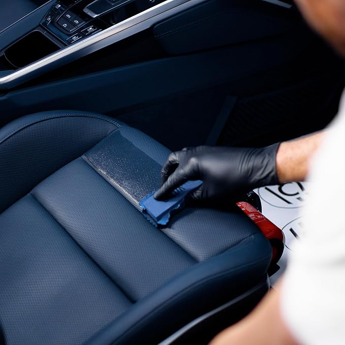 Gyeon Leather Shield EVO 50 ml - Ceramic Coating for Leather | All Types of Natural Leather, Tesla Vegan | No Change in Finish of Upholstery |Repels Dirt and Liquid | Car Interior UV Protector