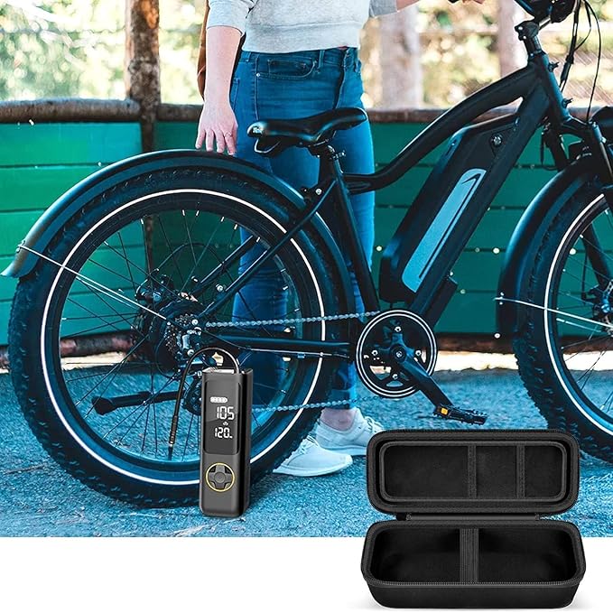 Case Compatible with Fanttik X8 for APEX/APEX EV Tire Inflator Portable Air Compressor. Storage Holder for Hafuloky for modari for OlarHike for LOLSSA for Yeskuyan Air Pump (Box Only) -Black