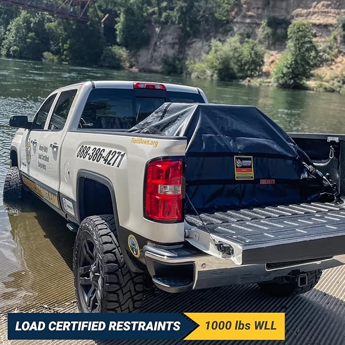 Waterproof Gladiator Cargo Net - Heavy Duty Truck Tarp (7.3' x 9.3' (for 5x8 ft Trailers))