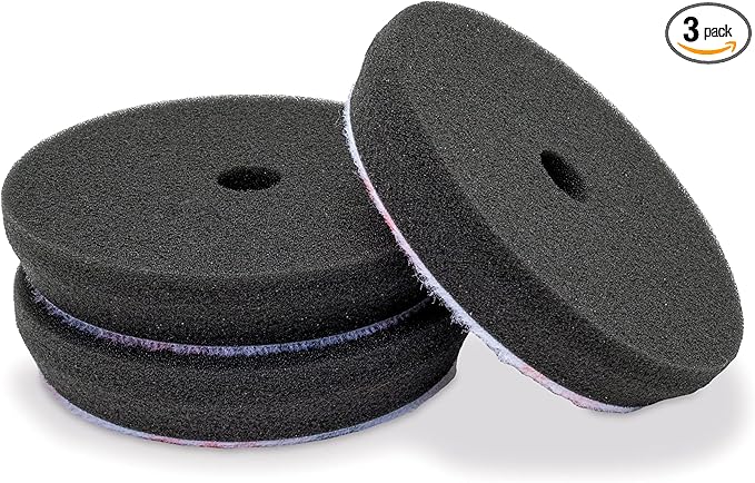 Griot's Garage BOSS 3” Finishing Foam Pads for Car Polishing and Detailing, Buffing Pads for Light Scratch Removal, Auto Wax, and Sealant Application, Set of 3