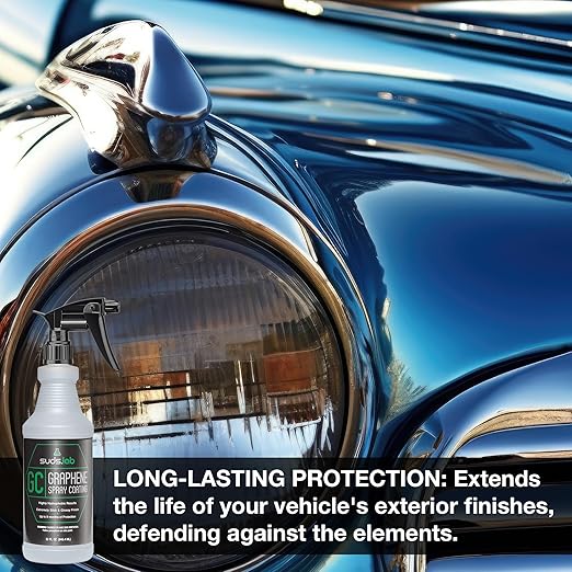 Suds Lab GC Graphene Spray Coating, Sprayable Graphene Oxide Coating for Cars, Boats, RV's & Motorcycles, for Extreme Gloss, Depth, Shine and Protection, 32 oz.