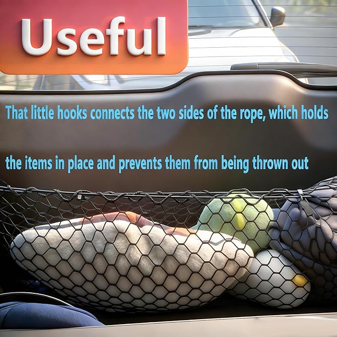 Cargo Net Compatible with Santa FE 2013 to 2021 2022 2023 2024 2025 2026