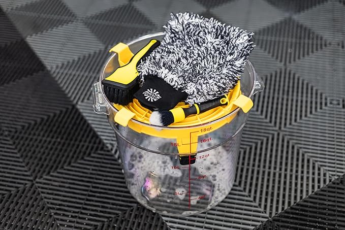 Detail Factory - Clean Screen Bucket Filter - Traps Dirt & Debris in the Wash Bucket to Prevent Scratching Vehicle Paint - Octane Livewire