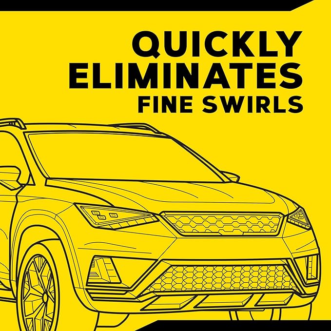 Meguiar's Ultimate Polish – High-Gloss Polish for a Show Car Shine – Permanently Removes Light Swirls to Produce a Deep, Wet Reflection with a High Gloss Shine - Easy to Use, 16 Oz