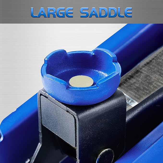 TONDA Floor Jack, Hydraulic Portable Car Lift Jack, 1.5 Ton (3,000 lb) Capacity (Blue)