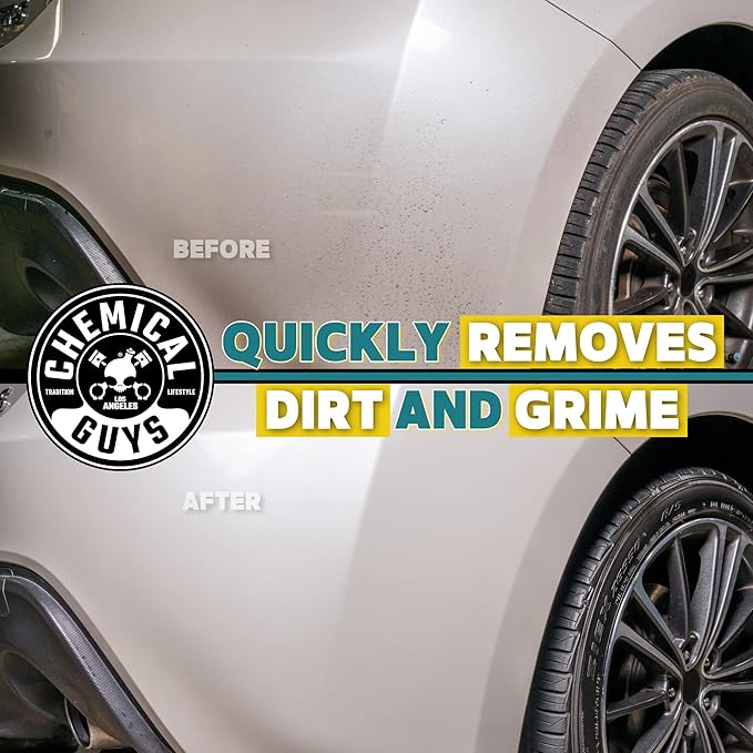 Chemical Guys CWS80364 Clean Slate Deep Surface Cleaning Car Wash Soap (Removes Old Car Waxes, Glazes & Sealants for Superior Surface Prep), 64 fl oz (Half Gallon), Citrus Scent