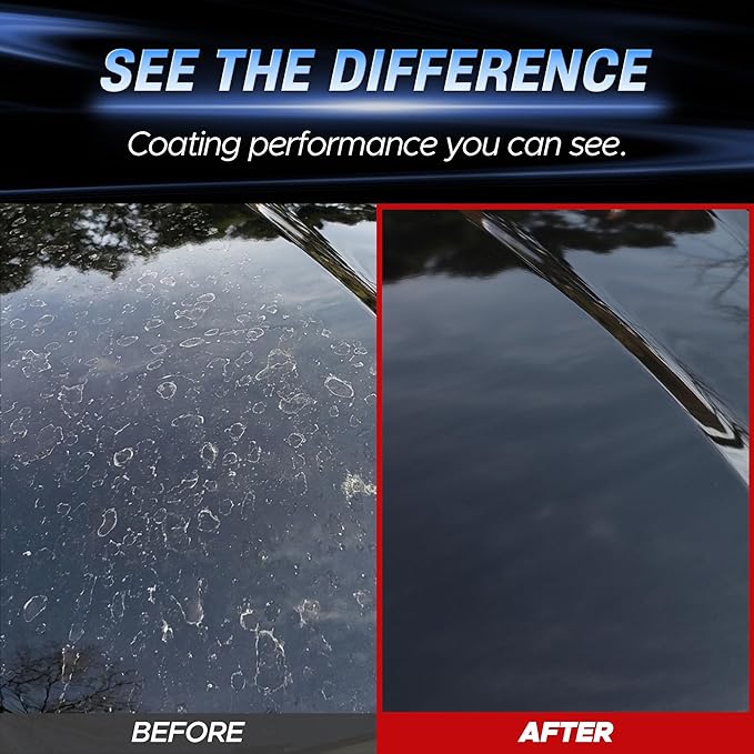 Water Aging Extract S Super Easy Spray On Rinse-Off Ceramic Coating, Touchless Hydrophobic Sealant for Deep Gloss & High Gloss Solutions for Car Wheels and Glass 17.6oz
